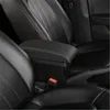 Car Organizer For 2008 Double Layer PU Leather USB Accessories Armrest Box Central Storage Overall B29Car OrganizerCar