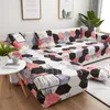 Sofá cobre conjunto de sofá geométrico capa elástica slipcover para sala de estar Animais de estimação canto l em forma de chaise longue