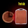 Solid Wood Chopping Block Durable Anti-slip Ebony Wheat Stalk Two-sided Cutting board Household Kitchen Tools Meat Bones Cheese JY0012