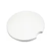 Personalização Personalizada 6.5cm Sublimação Cerâmica em branco Cerâmica Cerâmica Transferência Hot Impressão Coaster Consumíveis Em Branco Materiais T2I53098