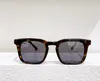 Dax Tortoise Grey Square Sonnenbrille 0751 Sonnenbrillen für Herren Outdoor Pilotensonnenbrille Vintage Sonnenbrille UV400-Schutzbrille mit Box
