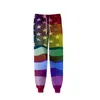 Vlag Regenboog LGBT Sweat Broek 3D Print Joggers Broek Broek Mannen / Dameskleding LGBT Rainbow Lesbiennes Gays HIP HOP Sweatpants X0723