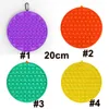 20cm 30cm Giant Pioneer Fidget Toy Silicone Rainbow Push Poppers Board Sensory Finger Puzzle Mega Jumbo Big Size Press Ball Game H4237HX