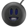 Pièce de quincaillerie d'ameublement Maison noire Visage souriant Chargeur de téléphone intelligent Insérer dans le canapé Port USB unique Prise de charge Bouche Protection de l'eau