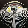 Rhude Rheons Eye Tシャツ男性女性高品質バック予言プリントRhude Tee Frontテキスト半袖77BK