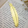 Retro metal feather bookmark students leaf antique graduation party favors small birthday gifts boys men kids bulk vintage BBE10502