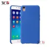 Pour iPhone 6 7 8 11 12 Mini Xs étuis de téléphone portable gel de silicone liquide caoutchouc antichoc et anti-chute coque de protection