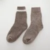 Erkek Çoraplar Soğuk Kar Kıyısı Kışına Karşı Süper Kalın Katı Merino Yünü Komik Mutlu Kadınlar275E