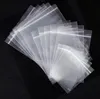 Plast Zip Poly Bags Clear 10c Mil Clear Zipper Bag Resealable Storage Baggies Lämplig för Smycken Candy Coin