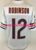 Män kvinnor ungdomar Allen Robinson Custom Sewn White Football Jersey XS-5XL 6XL