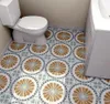 Carrelage antidérapant toilettes tous carreaux de sol en céramique rétro filet rouge cuisine petite tranche de fleur 200mm