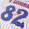 # 82 Richie Goodman Plain Abbigliamento Hip Hop Pantaloni a vita bassa Abbigliamento da baseball Camicie abbottonate Uniformi sportive Maglia da uomo S-XXXL