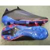 2021 Gelenler En Kaliteli Erkek Futbol Ayakkabıları X Speedflow + FG Kırmızı / Çekirdek Siyah / Güneş Kırmızı Cleats Futbol Çizmeler Scarpe da Calcio Firma Zemin
