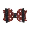 Paillettes paillettes arcs bébé pince à cheveux mode étoile motif nœud papillon enfant en bas âge épingle à cheveux mignon points infantile Barrettes bricolage fête décoration