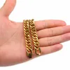 Länk, Kedja TBTK 12mm / 15mm Bredd klassiker Bangles Gold Simple Style Armband Miami Mens Armband Jewlery Elegant Punk Trendy