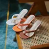 Meotina Women Slippers Shoes Flip Flop Sandals High Heel Slides Square Toe Ladies Footwear Summer Orange Brown Beige 210608