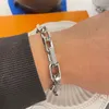 Bracelets pour hommes de haute qualité trempés éblouissants artisanat chaîne à maillons mode mâle et femelle mêmes amoureux taille de caténaire à la main 2260V