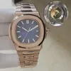 New Men 's Watch 자동 이동 스테인리스 스틸 편안한 고무 스트랩 오리지널 버클 슈퍼 글로우