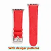 Smart Watches Bands Replacement Watch Band Designer Strap For Series 1 2 3 4 5 6 38mm 40mm 42mm 44mm PU leather1262290