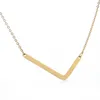 Naszyjniki wisiorek minimalistyczny złota róża srebrna kolor 26 a-z nazwa litera początkowa dla kobiet długi duży naszyjnik