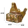 Borse da esterno Borsa a tracolla tattica Borsa a tracolla militare Strumento Fanny Campeggio Escursionismo Trekking Spalla Nylon multifunzione XA225A