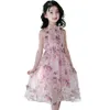 Sommerkleid für Mädchen Bohemia Strandkleider Blumenmuster Kinder Teenager Kleidung 6 8 10 12 14 210528