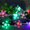 Cordes 10/20LED Lotus Guirlande Fée Lumières À Piles De Mariage De Noël Pour La Maison Festoon Led Lumière Décoration LampLED StringsLED