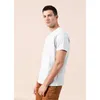 夏のソリッドTシャツ100％コットンコンパクト - シロスピニングOネックトップス高品質プラスサイズの服SI980698 220309