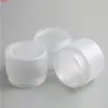 5oz Frost Empty Cosmetic Containers With Aluminium lids 150g Sample Cream Jars Packaging 20pcshigh qualtity