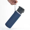 Nouveau Portable Néoprène Bière Boisson Refroidisseur Manchon Titulaire Bouteille En Verre Couverture Sac Sports De Plein Air Voyage Bouteille D'eau Fourre-Tout Tasse Couverture EWE6426