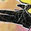 ベアプリントスウェットスーツ男性女性高品質の重布団ユニセックスパーカーニックタグラベル洗ったタイ色の漫画