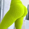 Kobieta Sport Legginsy Wysokiej Talii Compression Scrunch Butt Lift Fitness Spodnie Gym Deportiva Pantalones Mujer Trening Odzież 210514