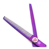 Hair Scissors Professional 5.5" 6.0" JP Stainless Steel Purple Dragon Beauty Cutting Hairdressing Thinning Shears 9005#