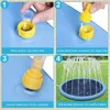 1.5/1.7M Pet Sprinkler Pad Summer Dog Play Cooling Mat Swimming Pool Water Spray Splash Mat Outdoor Garden Fountain Cool Toy 211009