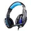 Cuffie da gioco Cuffie da gioco Bass Stereo Auricolare sopra la testa Casque PC Laptop Microfono Cuffie cablate Computer PS4 Xbox