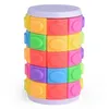 3D Rotate Slide Puzzle Tower Magic Cubes Sliding Toys Cilinder Educational Intelligence Game Mental for Kids Children