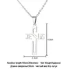 Gesù collana croce ciondolo collane in acciaio inossidabile per donne uomini di moda gioielli Will and saby