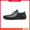 Sapatos masculinos Couro casual Sufos de alta qualidade Shoes leves sapatos de calçados de condução masculina Moda de moda Big Size 6-13 38-47 H1125
