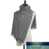 Gebreide Herfst Winter Vrouwen Designer Sjaal Houndstooth Warm Kasjmier Sjaals Luxe Merk Nek Bandana Pashmina Factory Prix Expert de la conception