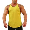 Herentanktops Casual Heren Shirt Gym Top Fitness Kleding Vest Mouwloos Katoen Man Canotte Bodybuilding Ropa Hombre Ademend