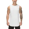 Mannen Tank Tops Merk Heren Shirt Patchwork Mesh Bodybuilding Stringer Tanktop Fitness Singlet Mouwloos Slim Fit Sportscholen Clothi263s