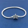 pulseira de estrela esterlina