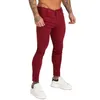 Hip Hop Jeans Homens Calça Jeans Masculina Super Skinny Fit Mens Jeans Cintura Elástica Protegendo para Corpo Atlético ZM173