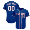 Mannen Custom Baseball Jersey Full Stitched Any Name Numbers and Team Names, Custom PLS Voeg opmerkingen toe in volgorde S-3XL 043