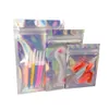 Rainbow Clear+Borse da imballaggio regalo olografico 100 pezzi/lotto Accessori per telefoni ologrammi colorati