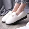 Metal Chain Outdoor Slippers Winter Warm Indoor House Floor Fur Fulffy Slides Soft Bottom Non Slip Comfy Shoe 211110