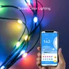 クリスマスライト文字列照明WS2812B RGBICアドレス指定可能な個別夢の色のクリスマスの装飾LEDモジュールUSB電源5V 211015