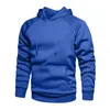 Hoodie masculino Outono Inverno Moda Hoodie Homens Hip Hop Casual Suéter Sólido Pullover Tracksuit US / EUR Tamanho 211217