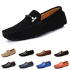 Mannen Casual Schoenen Loafers Espadrilles Easy Triple Black White Brown Dark Grey Champagne Beige Army Green Mahogany Mens Sneakers Outdoor Jogging Lopende Kleur # 9