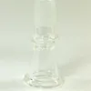 Smoking Pyrex Thick Glass 14MM Male Bong Filter Down Stem Bowl Portable Funnel Container Hookah Waterpipe Holder High Quality Handmade DownStem Tool DHL Free